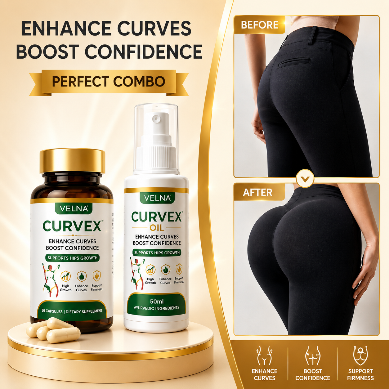 before and after CurveX